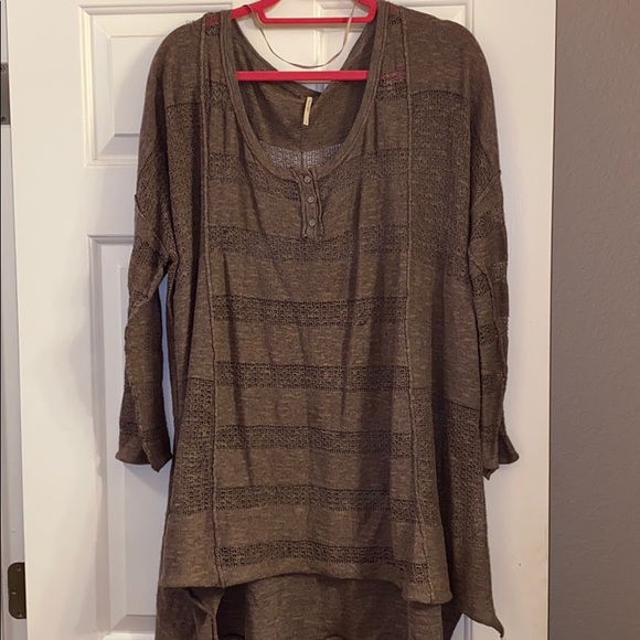 Free People Tops - Free People Brown Long Sleeve Free People Tops - Free People Brown Long Sleeve